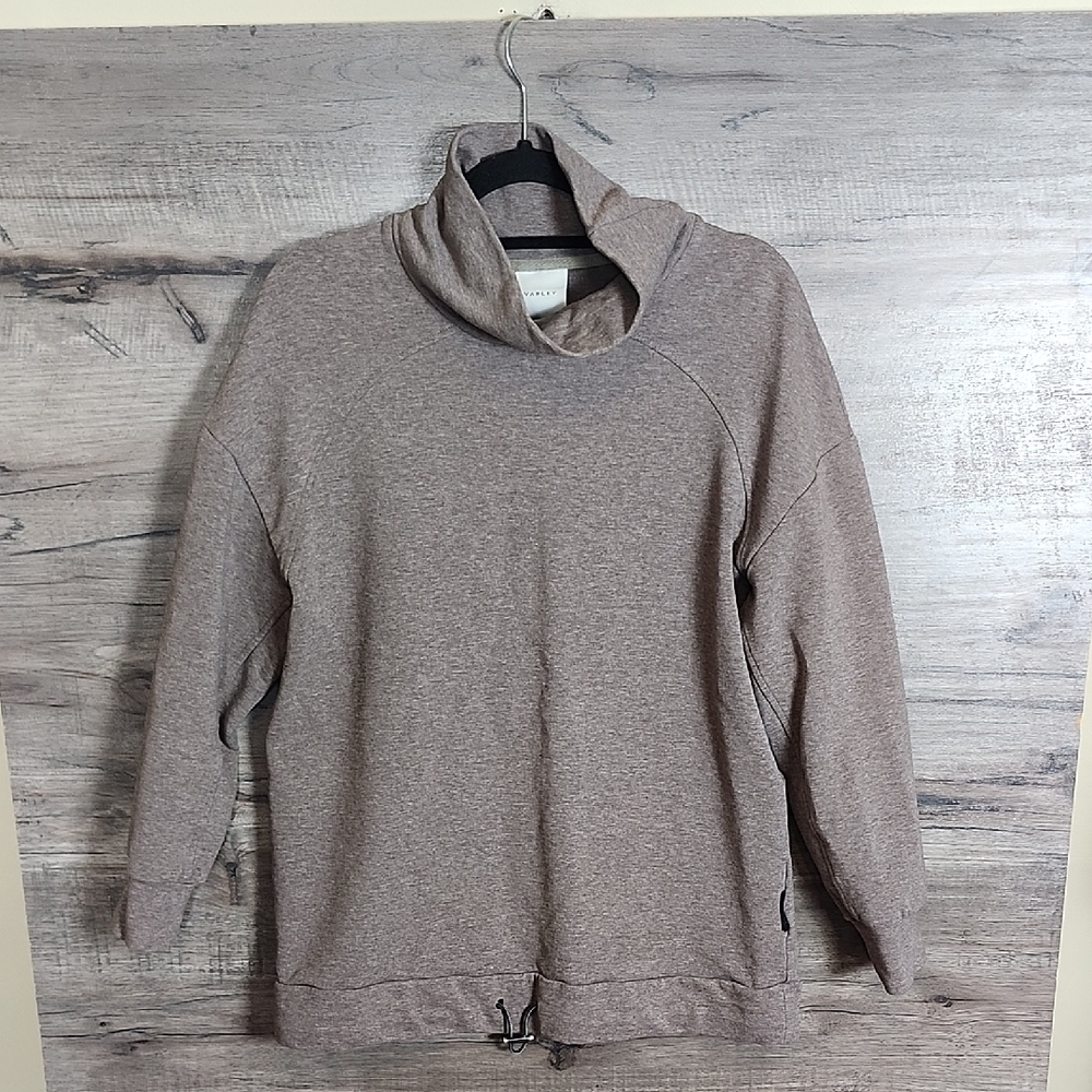 Varley Morrison Sweatshirt In Cinder - Picture 2 of 12